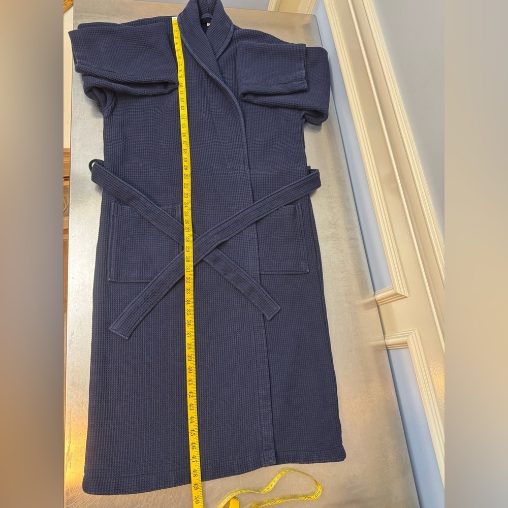Turkish cotton Waffle Knit Spa Robe - Picture 5 of 11